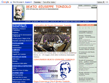 Tablet Screenshot of giuseppetoniolo.net